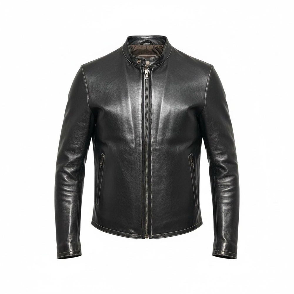 Coach Black Leather Jacket Women's Small Moto Biker 100% Leather